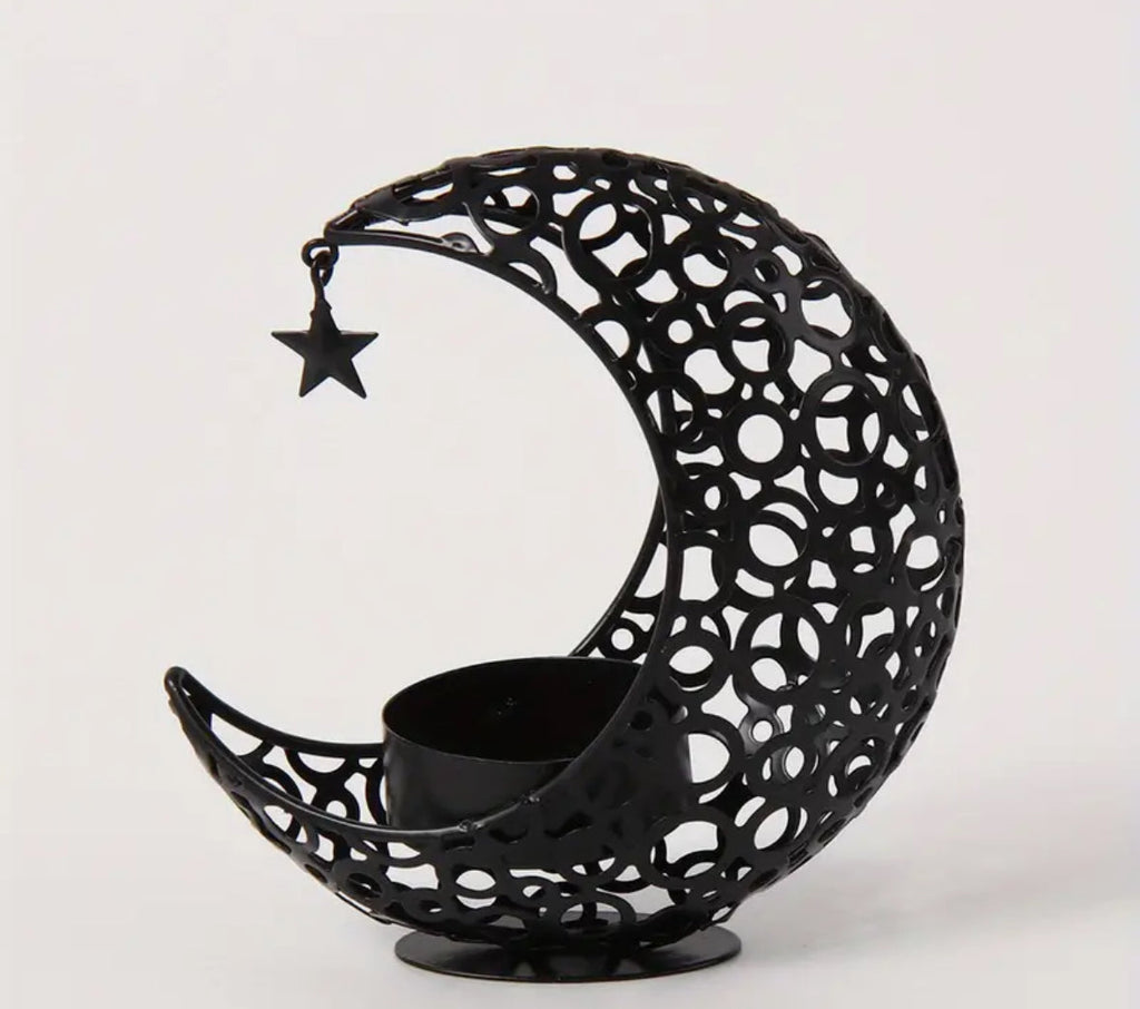 Moon Decor Pieces - Tea Light/Incense Cone Holder