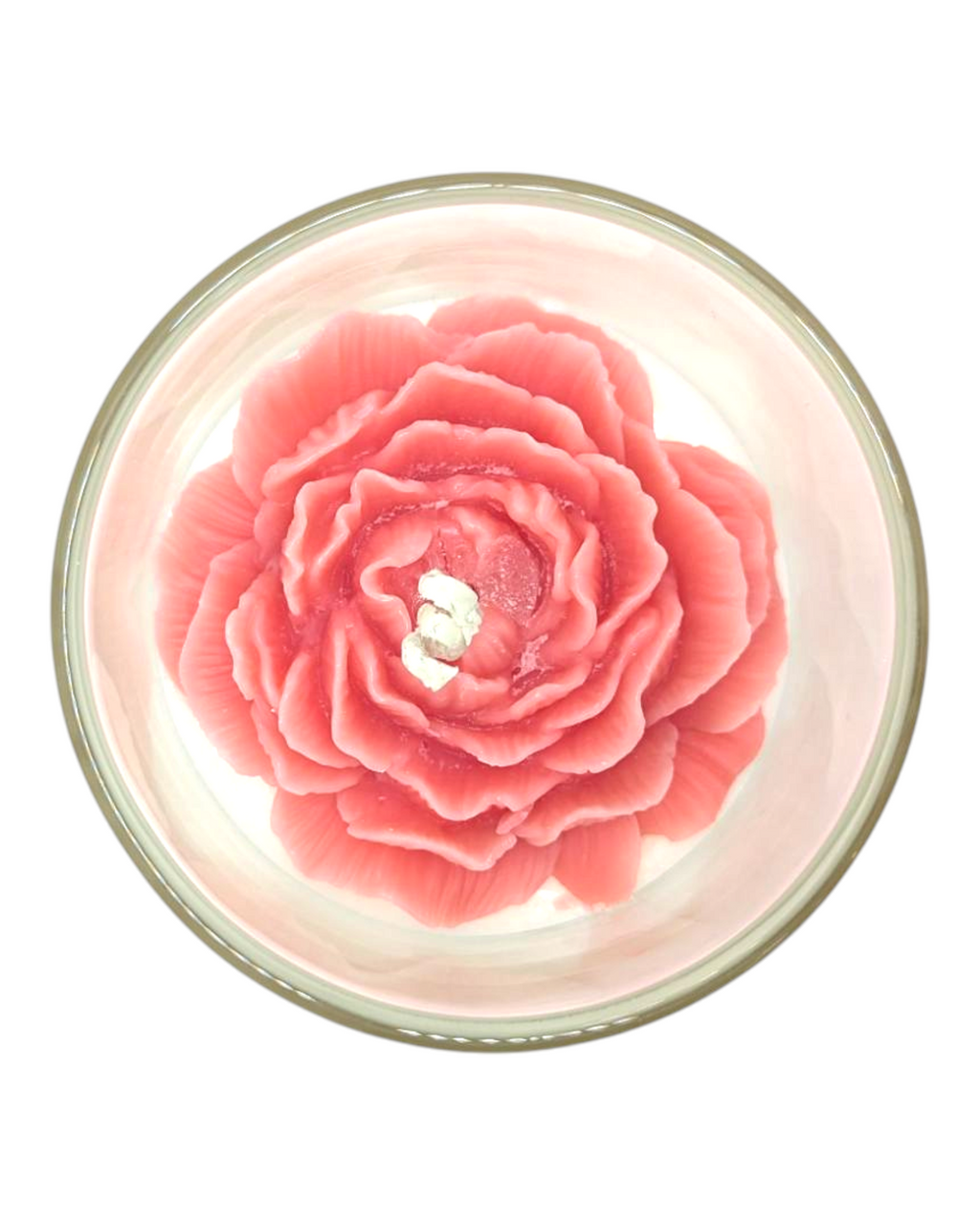 "Amarte" Floral Candle