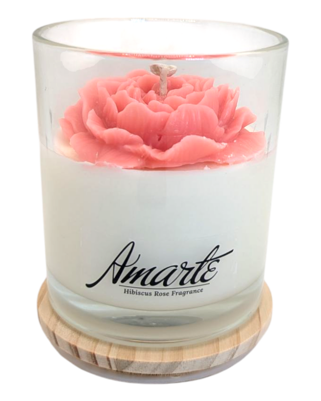 "Amarte" Floral Candle