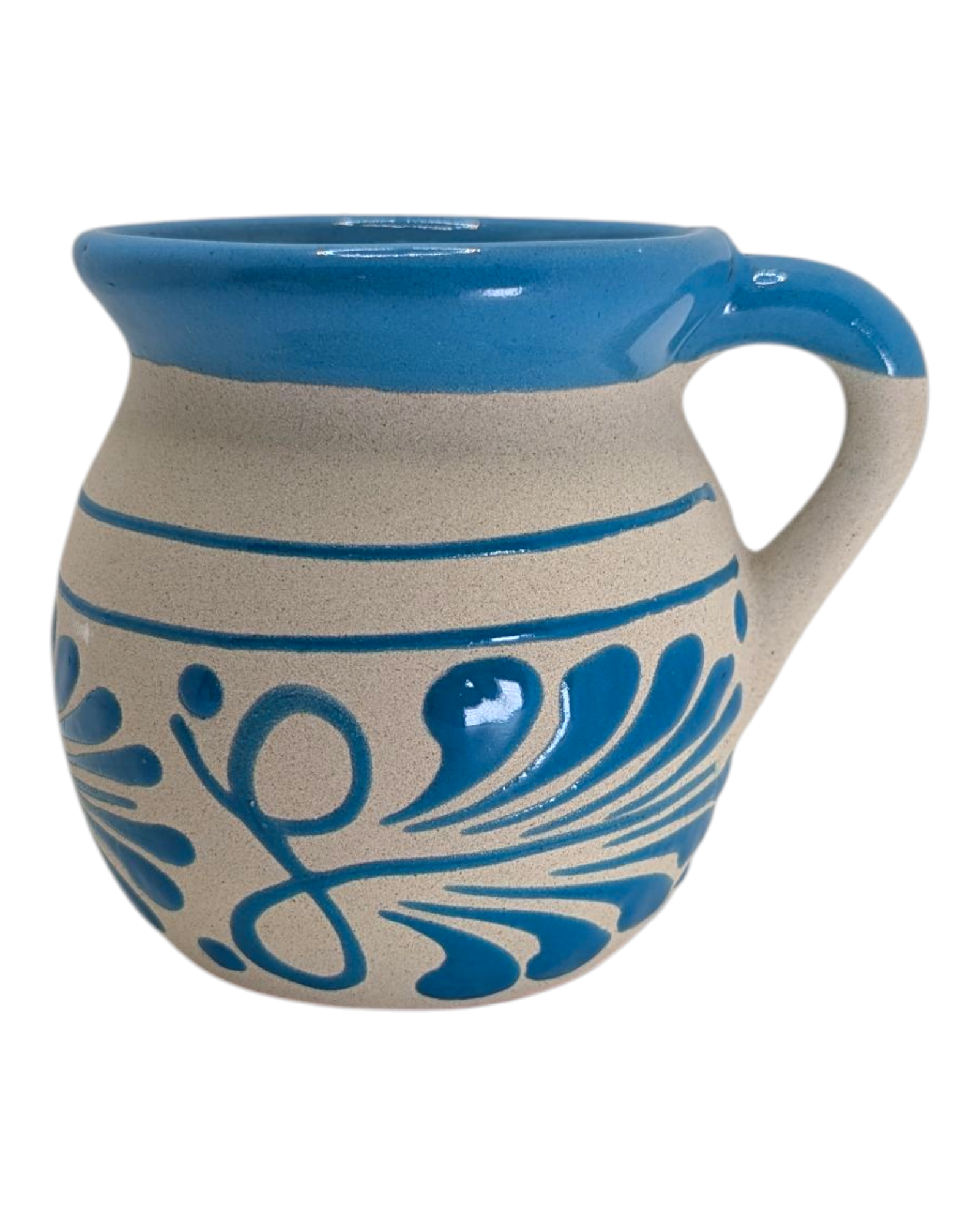 Jarritos Mexican Mug, Clay Handmade Coffee Cup