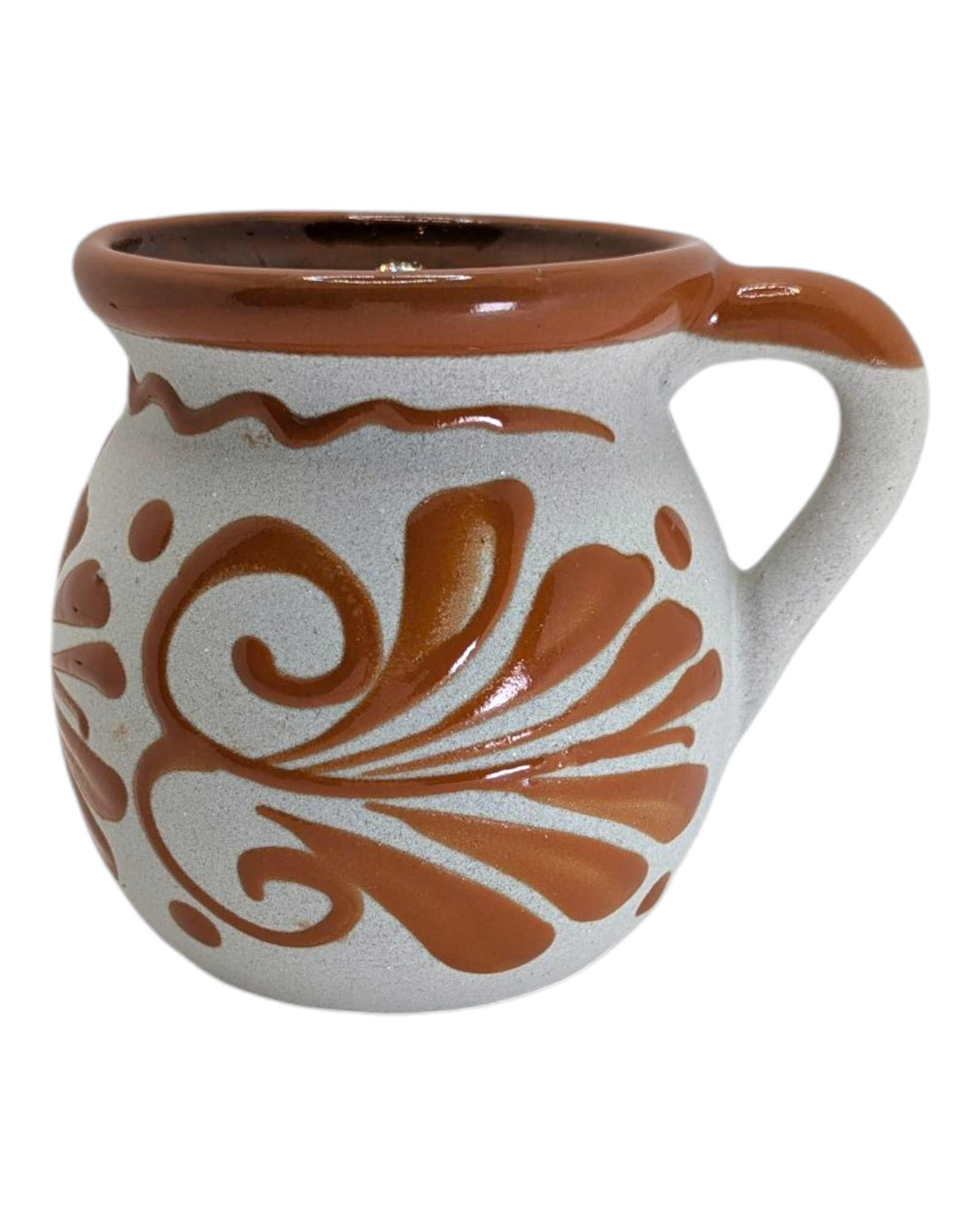 Jarritos Mexican Mug, Clay Handmade Coffee Cup