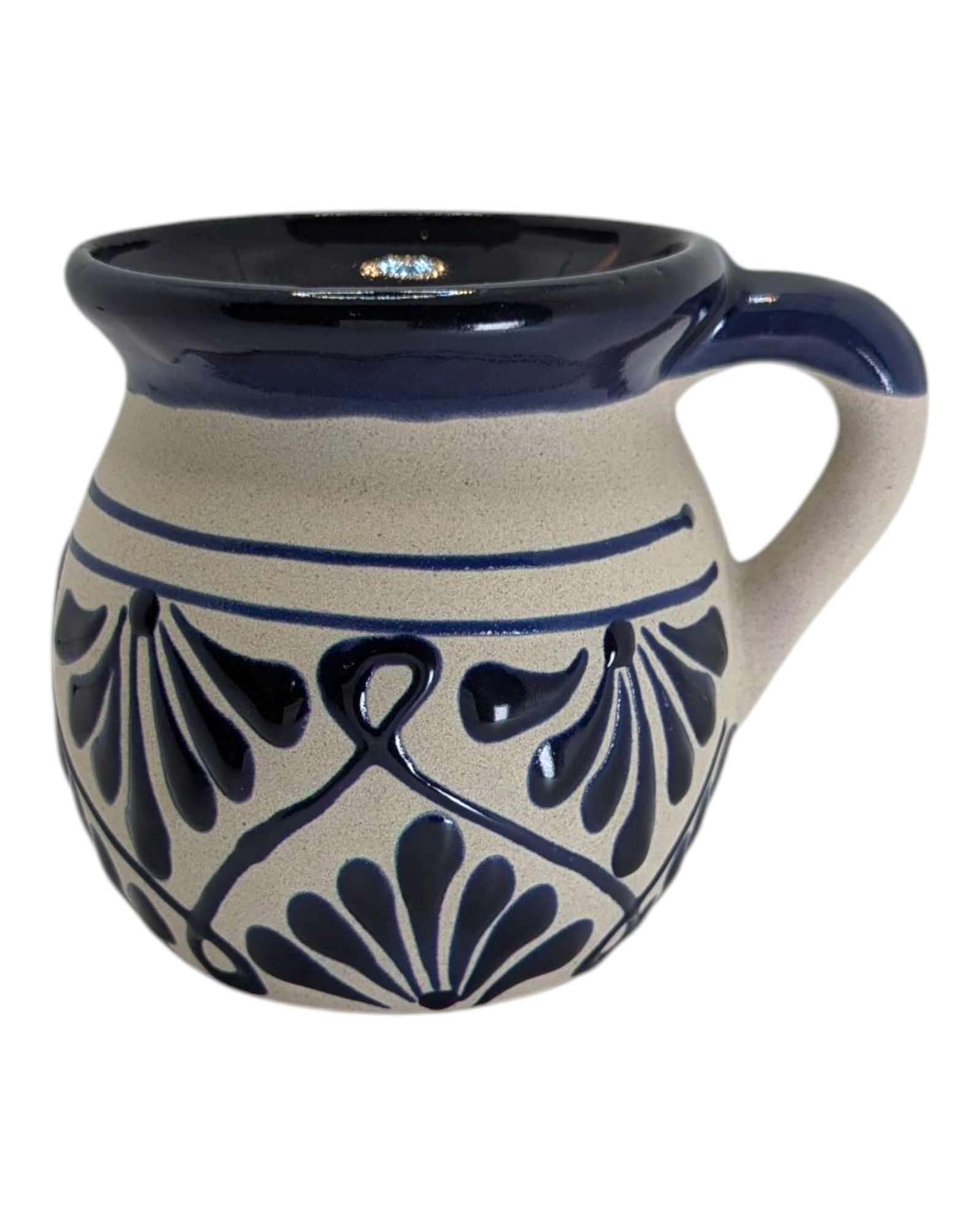 Jarritos Mexican Mug, Clay Handmade Coffee Cup