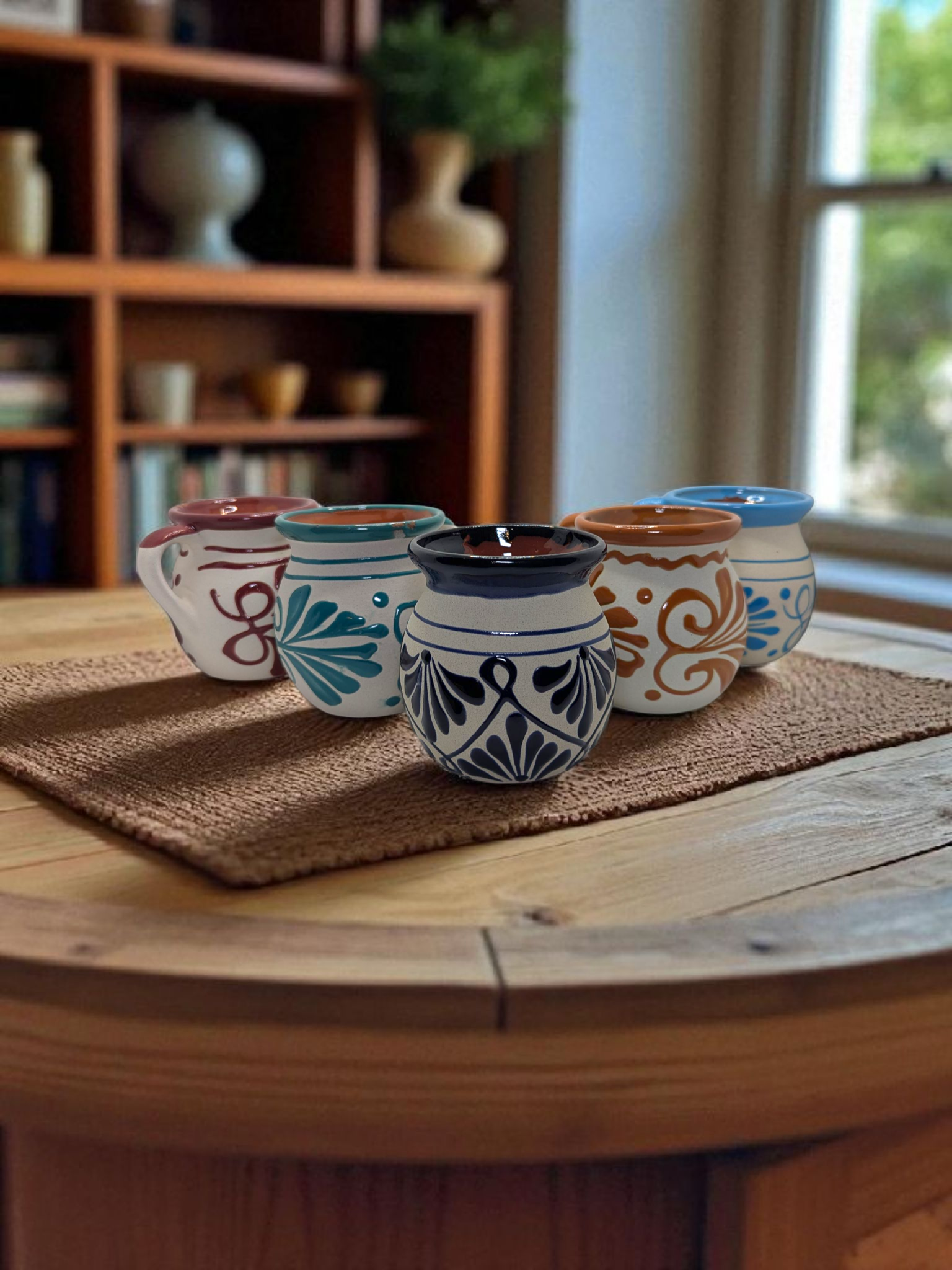 Jarritos Mexican Mug, Clay Handmade Coffee Cup