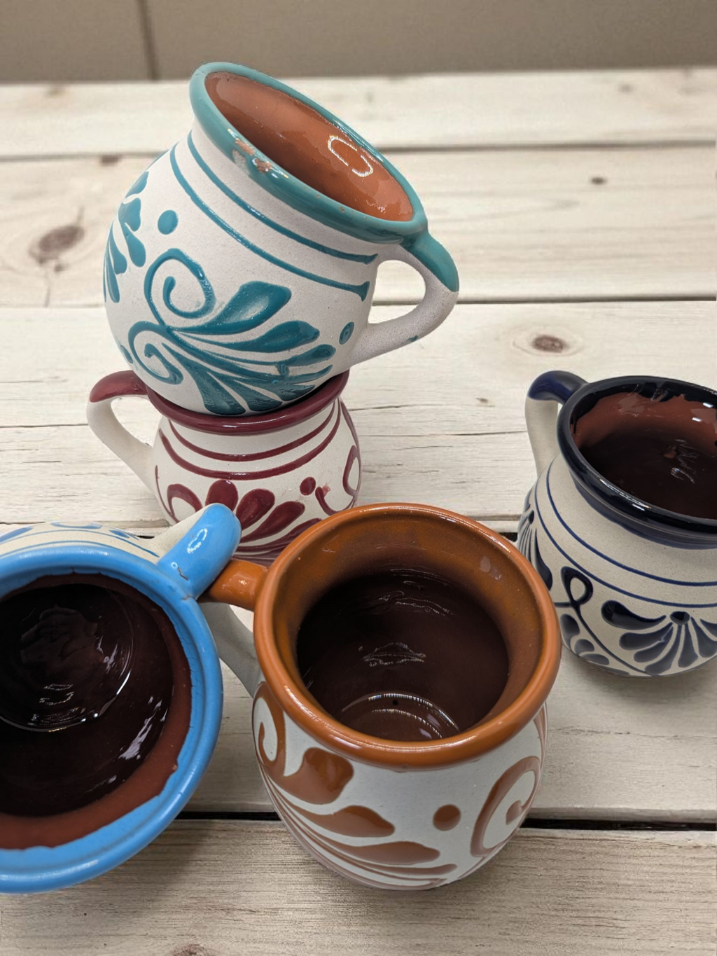 Jarritos Mexican Mug, Clay Handmade Coffee Cup