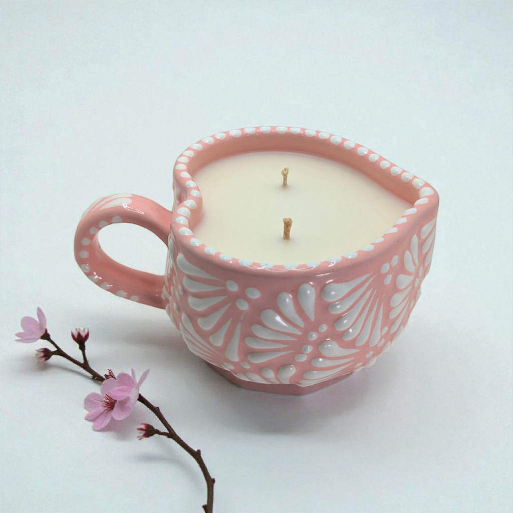 Mi Amor (Pink Heart Mug) | Scented Candle