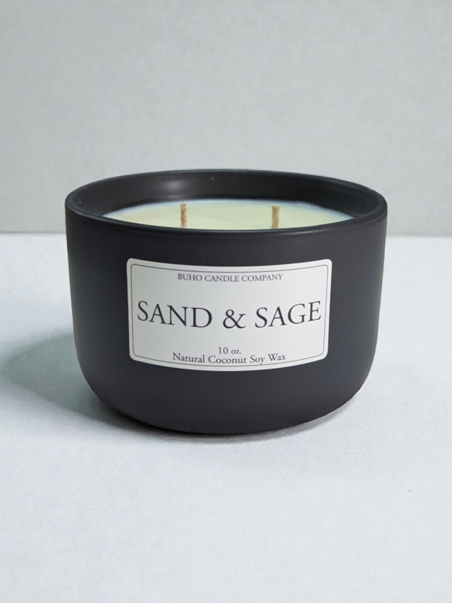 Sand & Sage | Double Wick Scented Candle