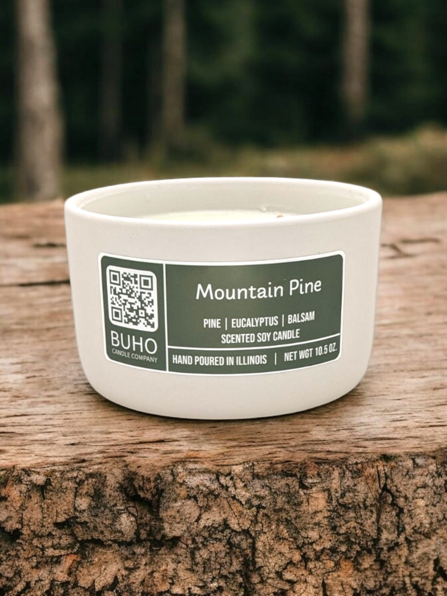 Mountain Pine Ceramic 3-Wick Jar