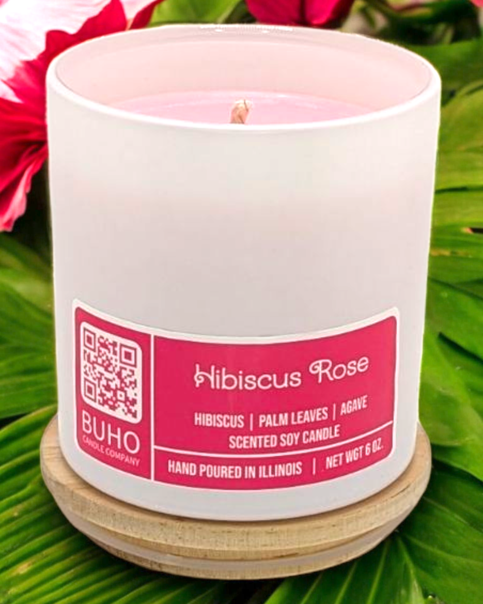 Hibiscus Rose | Scented Candle